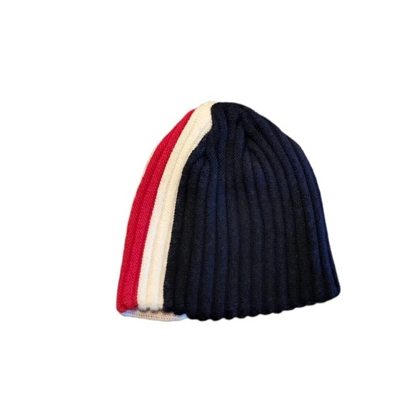 Smartwool Beanie Logo graphic Merino Wool Mens Red White Blue One Size - Picture 9 of 10